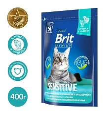 Brit Premium Cat Sensitive (Ягненок, индейка)